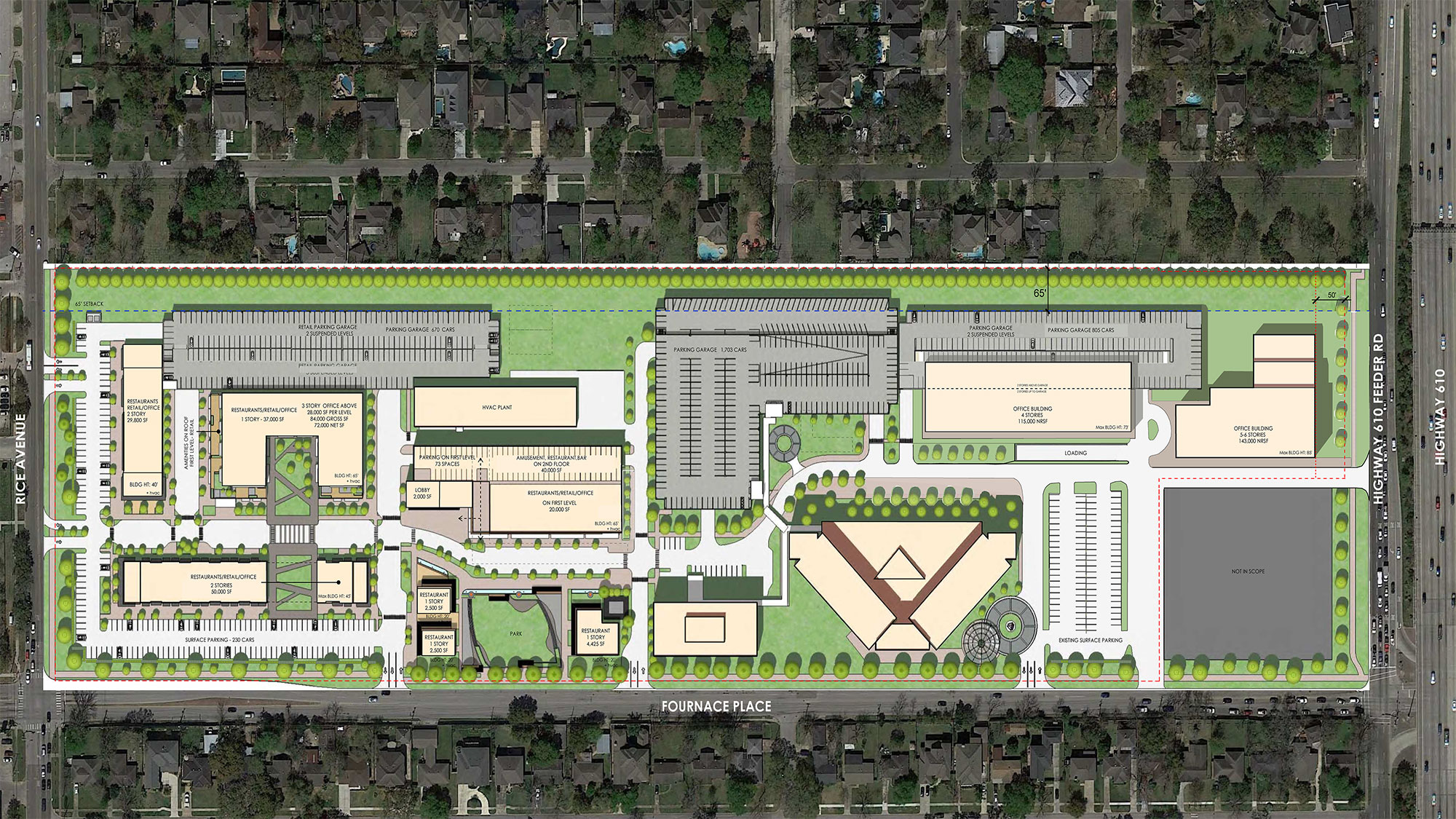 Longdelayed Bellaire Place project on former Chevron campus cleared to